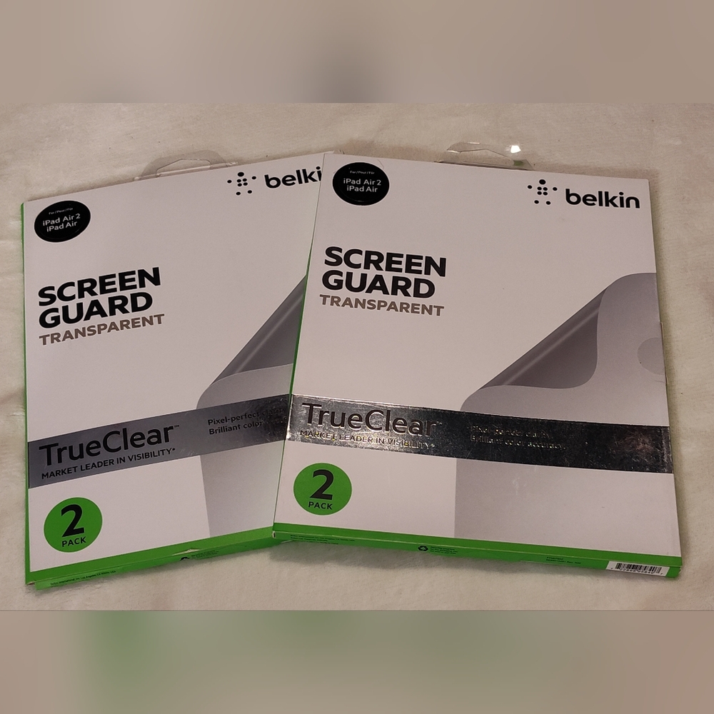 Belkin Screen Guard Transparent for iPad Air 2 - 2 Pack
